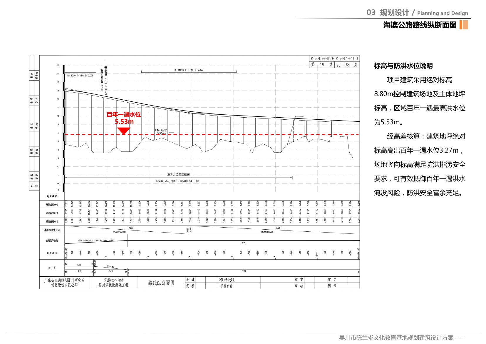 防洪竖向设计图